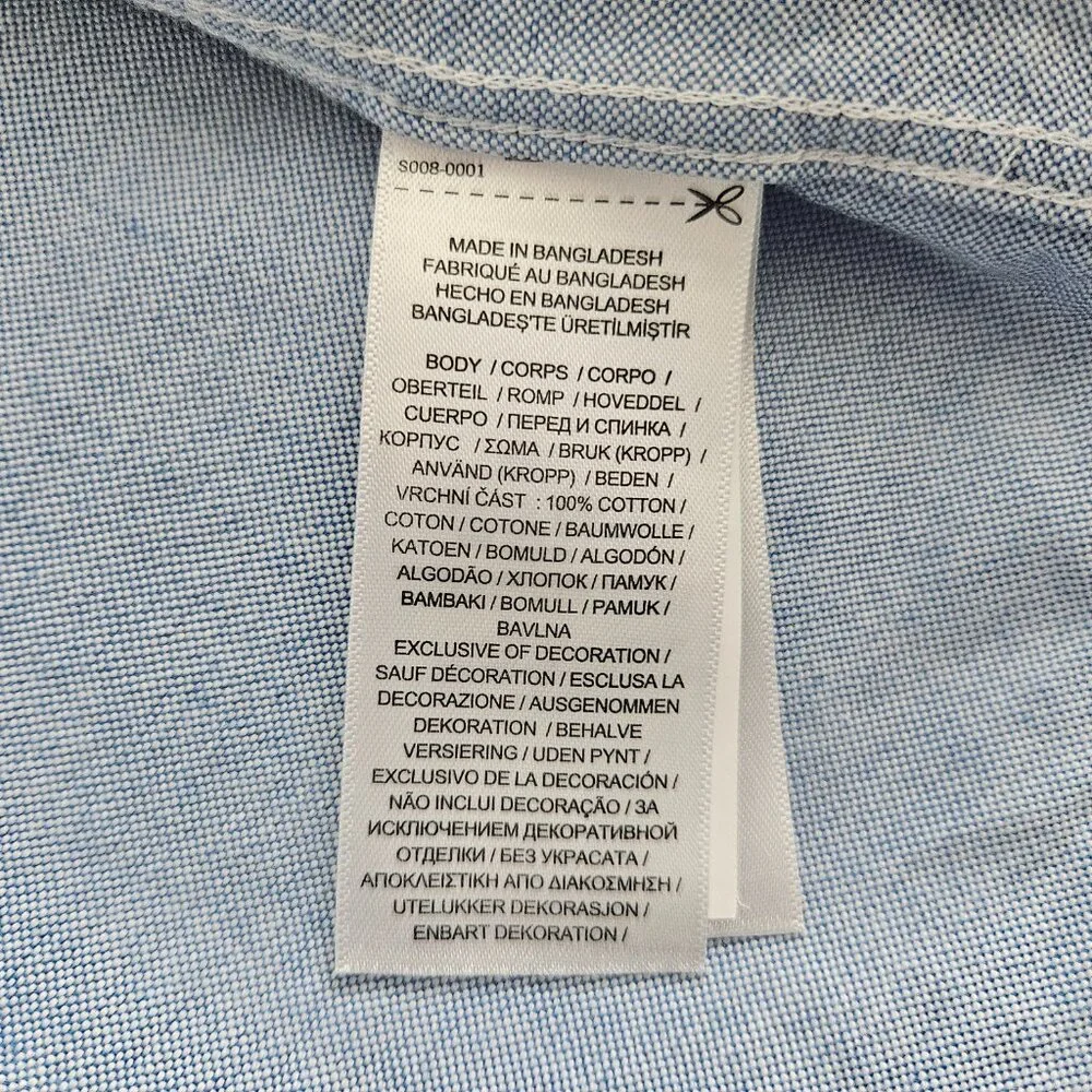 Ralph Lauren Polo Bear Oxford Shirt – Blue, Size 2T - Picture 11 of 12